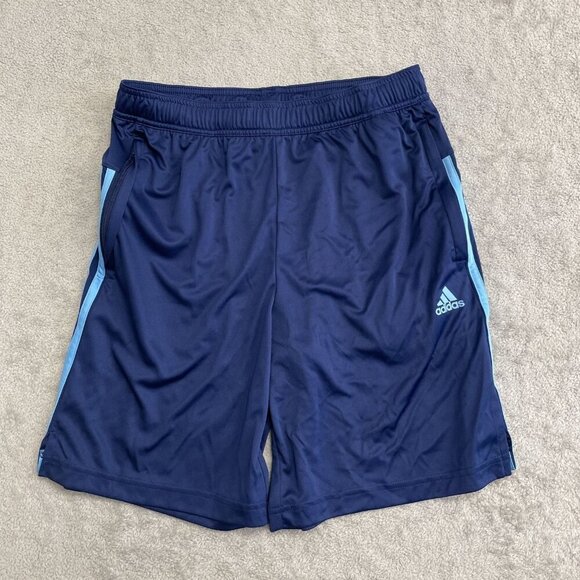 NWOT Adidas Men's Size M Navy Blue Athletic Shorts - Picture 4 of 7